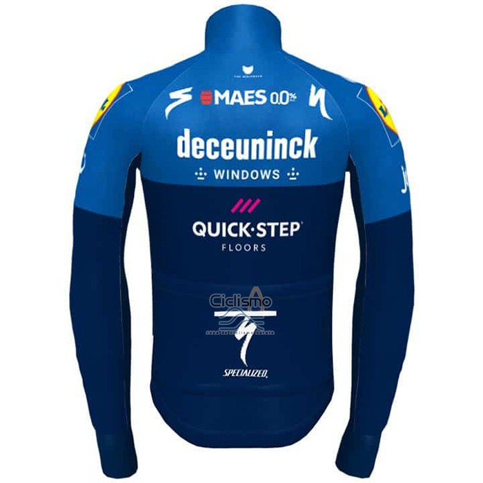 Deceuninck Quick Step Ropa Ciclismo Culotte Largo 2021 Mangas Largas Azul